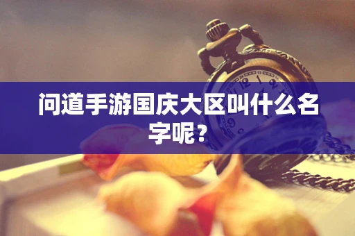 问道手游国庆大区叫什么名字呢？