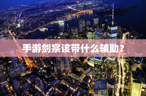 手游剑宗该带什么辅助？