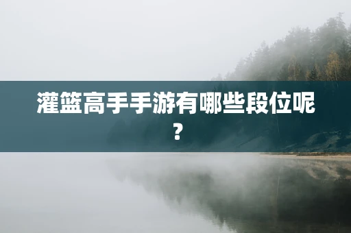 灌篮高手手游有哪些段位呢？