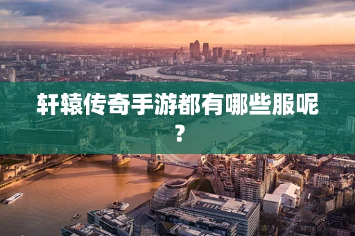 轩辕传奇手游都有哪些服呢？