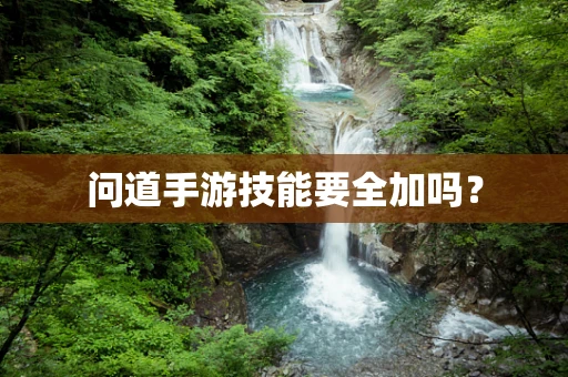 问道手游技能要全加吗？