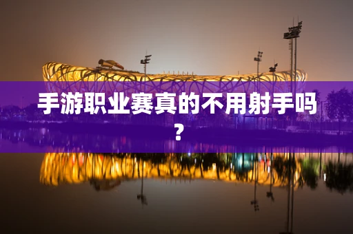 手游职业赛真的不用射手吗？