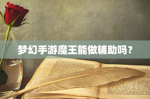 梦幻手游魔王能做辅助吗？