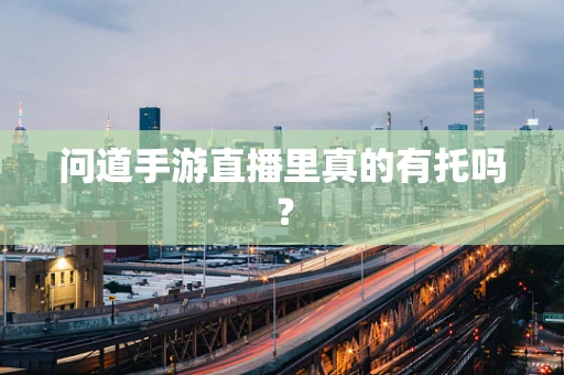 问道手游直播里真的有托吗？