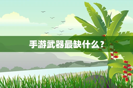 手游武器最缺什么？