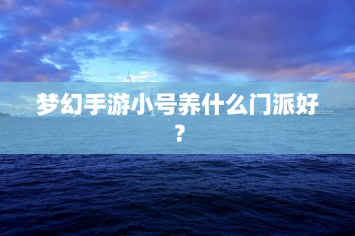 梦幻手游小号养什么门派好？