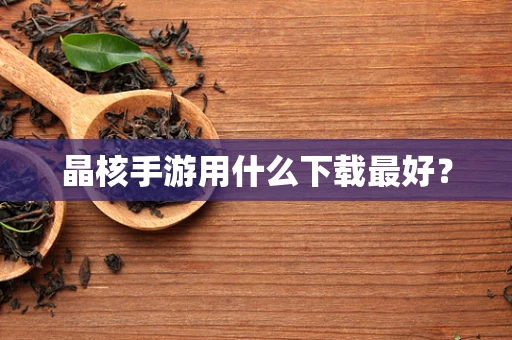 晶核手游用什么下载最好？