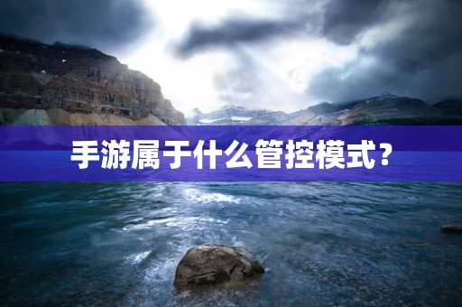 手游属于什么管控模式？
