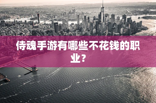 侍魂手游有哪些不花钱的职业？