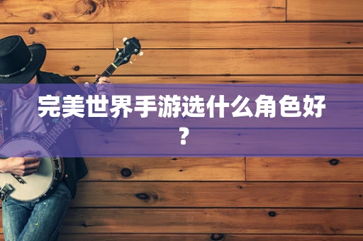 完美世界手游选什么角色好？