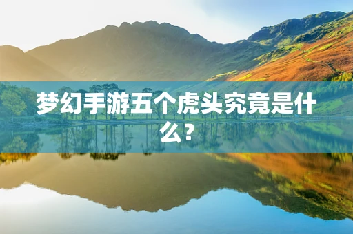 梦幻手游五个虎头究竟是什么？