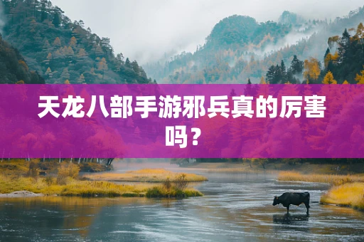 天龙八部手游邪兵真的厉害吗？