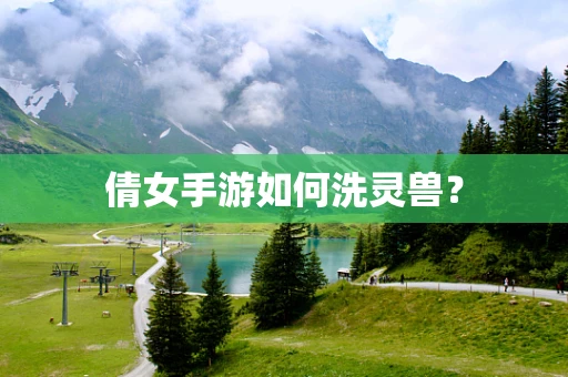 倩女手游如何洗灵兽？