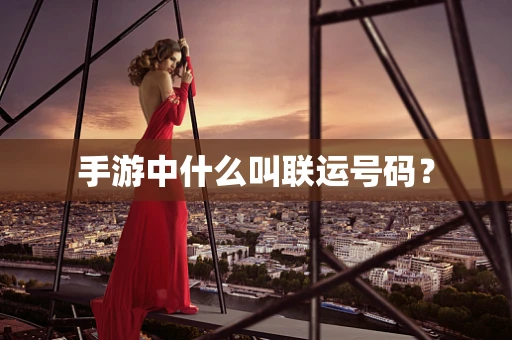 手游中什么叫联运号码？