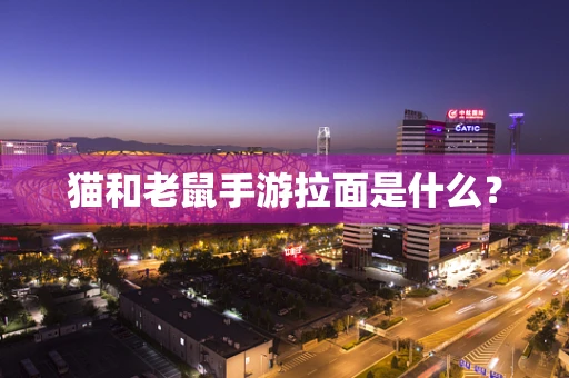 猫和老鼠手游拉面是什么？