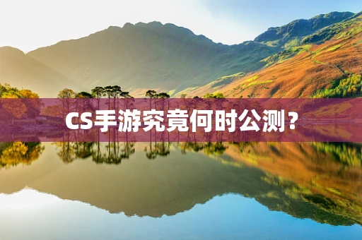CS手游究竟何时公测？