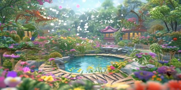 炫舞手游花园里放的是什么歌呢？